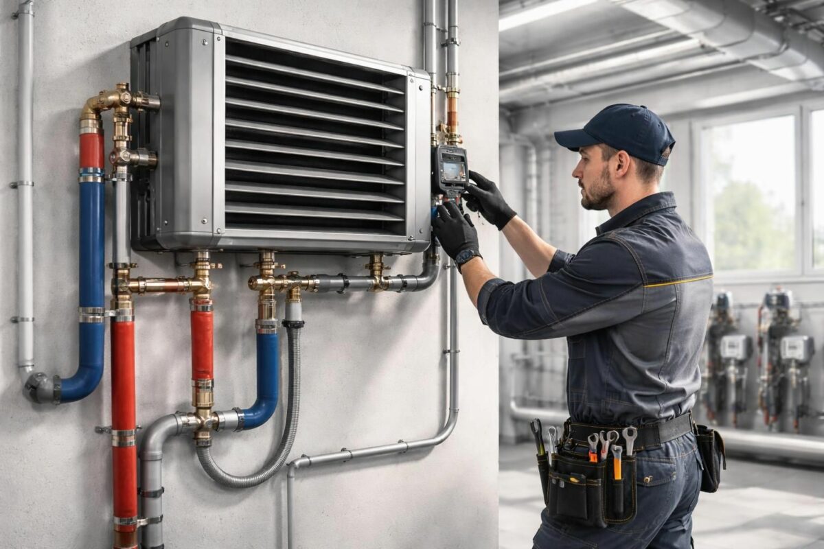 découvrez notre guide complet d'entretien et de maintenance pour aérothermes à eau chaude ou froide, assurant performance et durabilité de vos équipements de chauffage et climatisation.