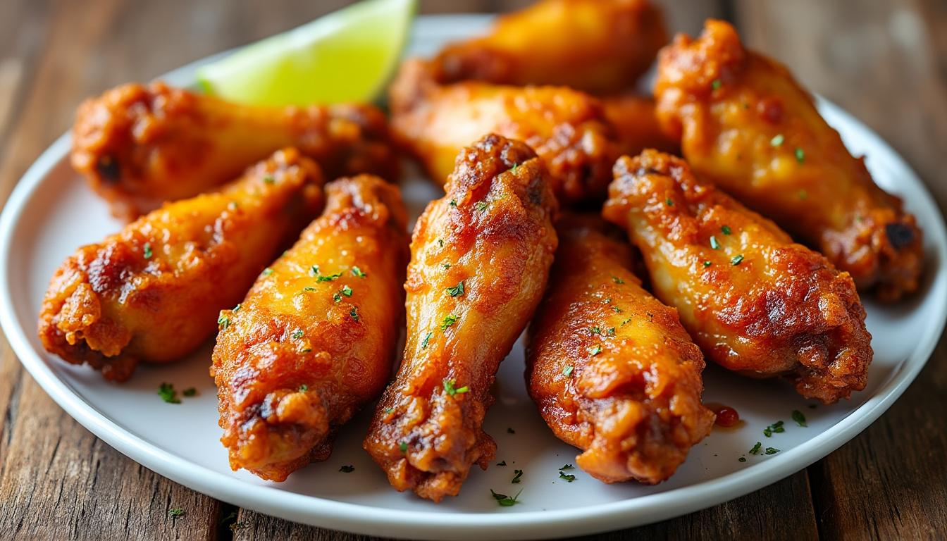 découvrez comment préparer des ailes de poulet parfaites avec votre friteuse à air. idéales pour vos soirées entre amis, ces recettes savoureuses et croustillantes raviront vos invités. faciles à réaliser et délicieusement croustillantes, vos soirées ne seront plus jamais les mêmes !