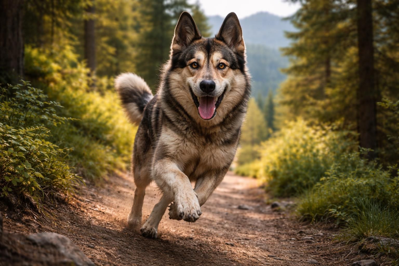 Husky Crois Berger Allemand