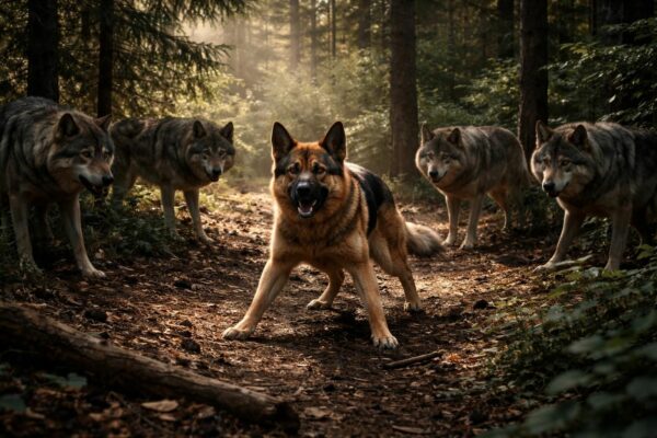 découvrez comment nos chiens développent des stratégies efficaces pour se défendre contre les loups et protéger leur territoire, en explorant les comportements et les tactiques de nos compagnons à quatre pattes.