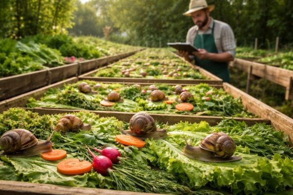 découvrez comment choisir le meilleur accompagnement pour vos escargots lors de leur élevage afin d'optimiser leur croissance et leur santé.