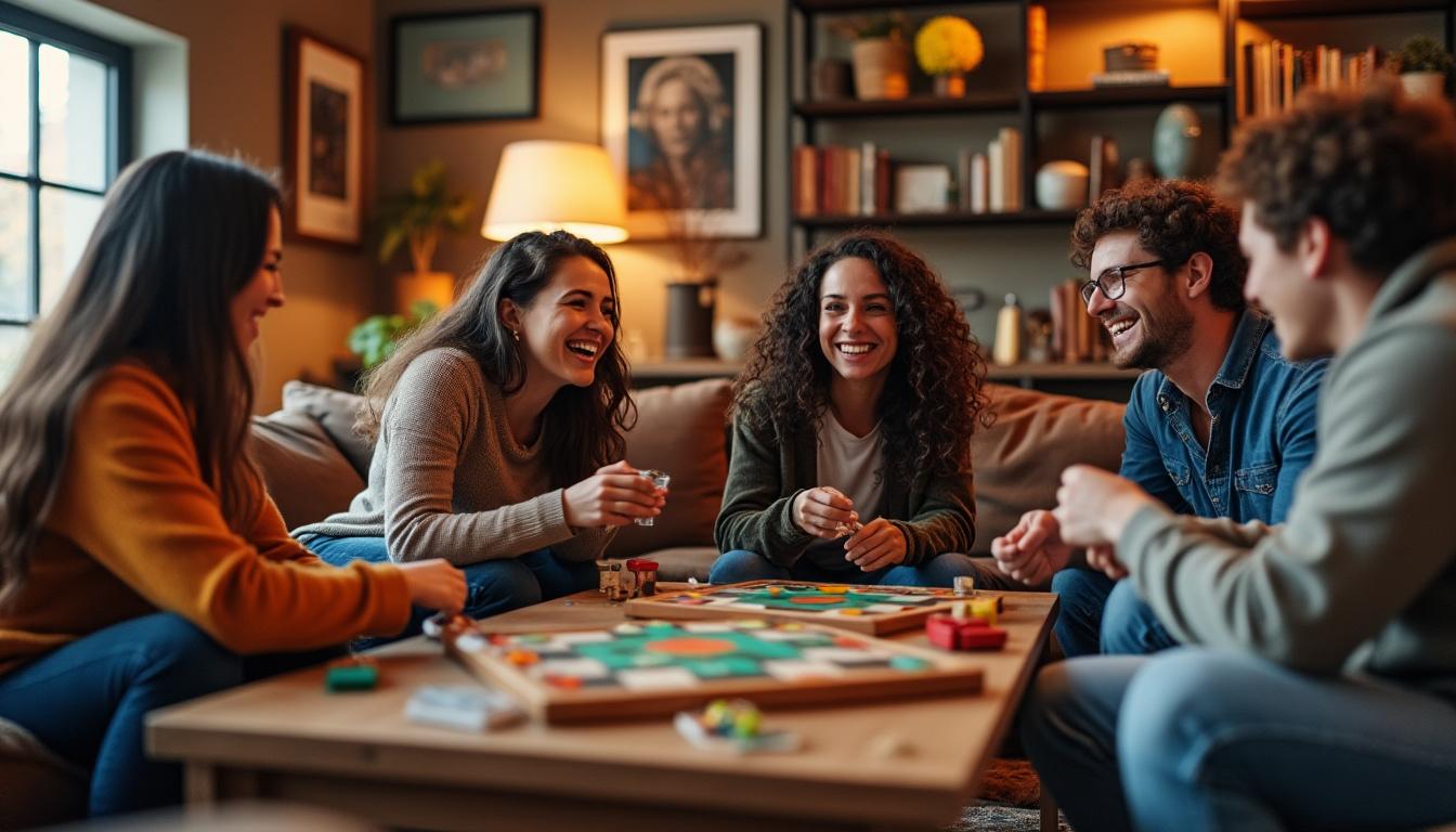 découvrez tous nos conseils pour organiser une soirée réussie autour de jeux de société conviviaux : astuces pour choisir les bons jeux, créer une ambiance chaleureuse et garantir un moment inoubliable entre amis ou en famille.