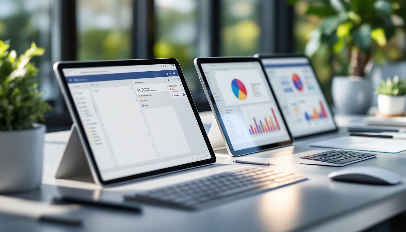 découvrez notre comparatif des meilleures tablettes tactiles pour la bureautique. trouvez la tablette idéale alliant performance et praticité pour vos besoins professionnels.