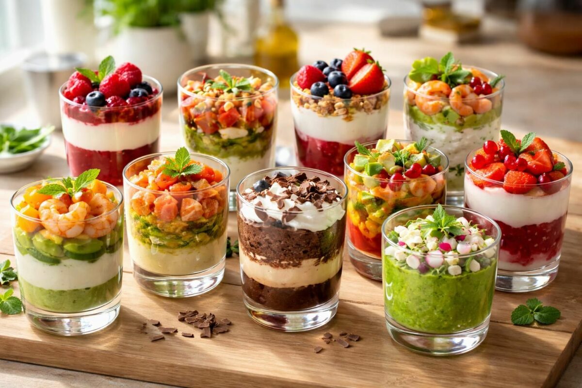 découvrez 10 recettes de verrines faciles et rapides à préparer pour toutes vos occasions. idéales pour impressionner vos invités en un rien de temps !