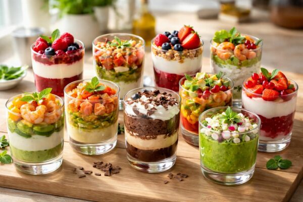 découvrez 10 recettes de verrines faciles et rapides à préparer pour toutes vos occasions. idéales pour impressionner vos invités en un rien de temps !