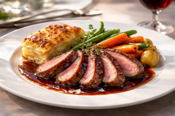 apprenez à sublimer l'accompagnement de votre magret de canard grâce à une sauce délicieuse et raffinée, pour un plat savoureux et réussi.