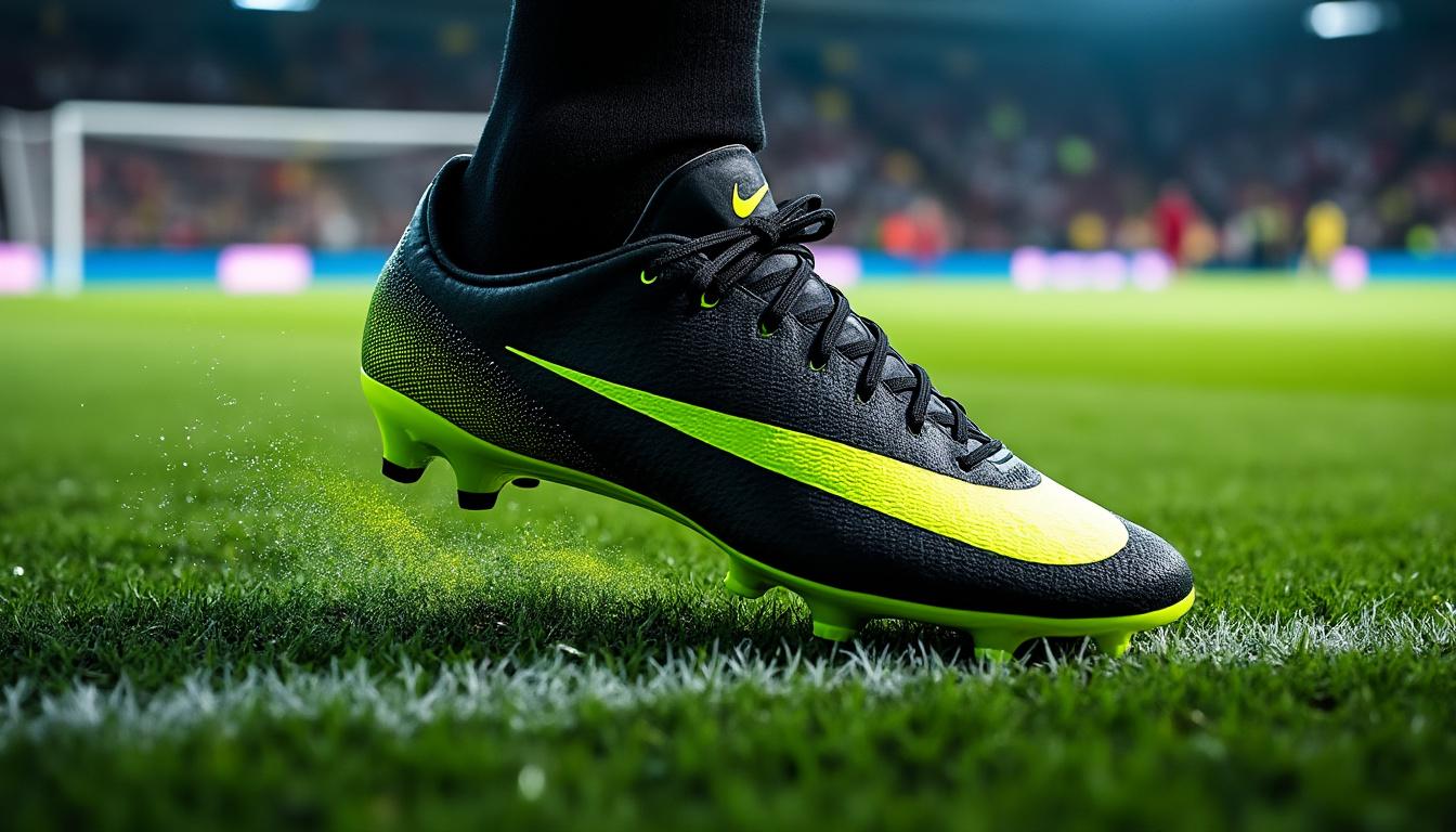 découvrez les mercurial vapor superfly iii fg safari, des crampons innovants qui marquent une véritable révolution dans votre jeu. alliant performance, confort et design audacieux, ces chaussures vous permettront de performer sur le terrain comme jamais auparavant. ne laissez pas passer l'opportunité d'élever votre niveau de jeu !