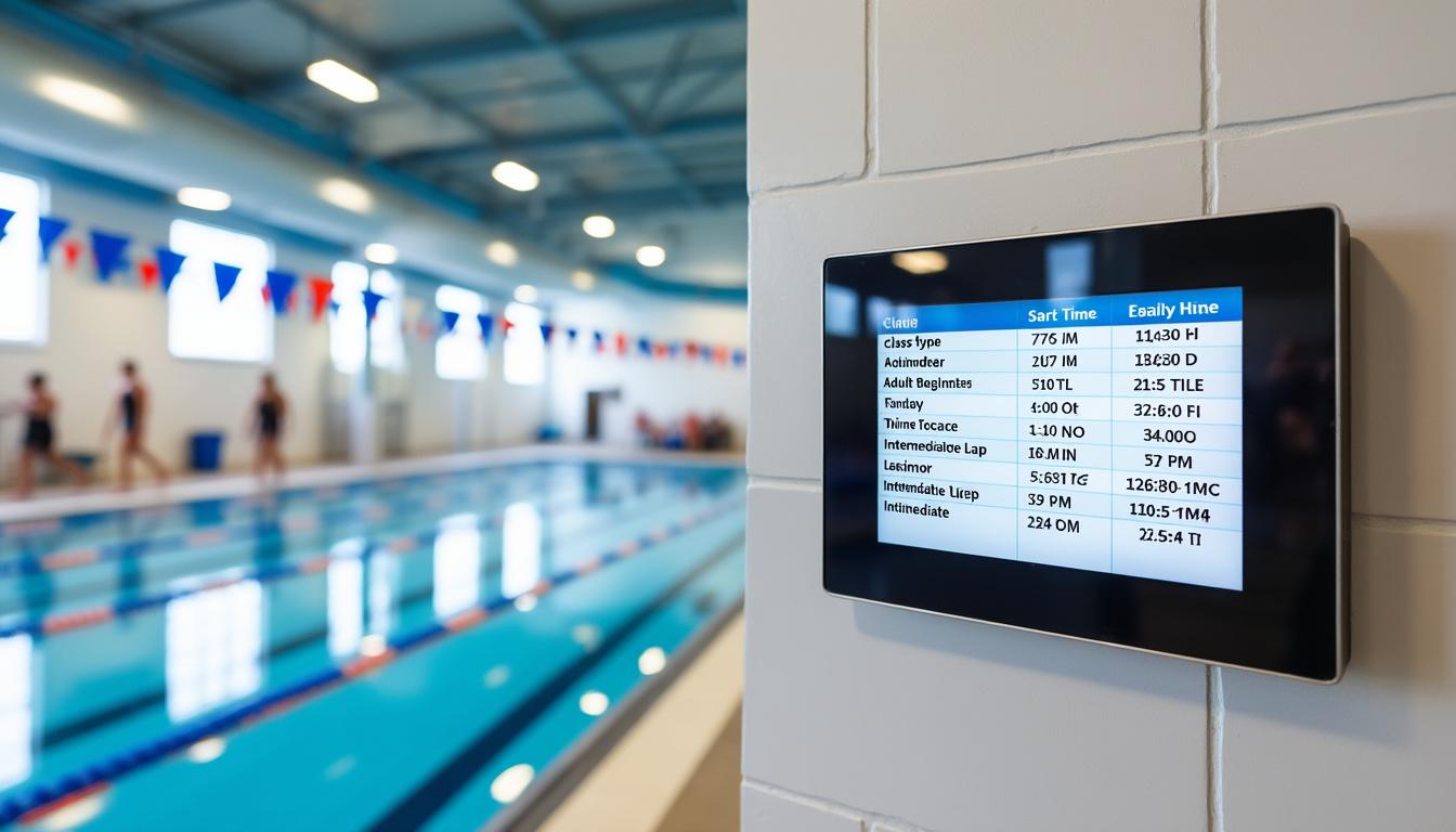 découvrez les horaires et tarifs des cours de natation pour adultes à paris 20. obtenez toutes les informations essentielles pour profiter de nos séances adaptées à tous les niveaux et plongez dans l'univers aquatique !