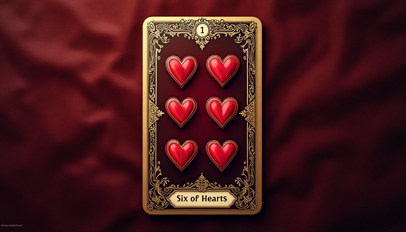 découvrez la signification profonde de la 6 de cœur dans le tarot et explorez les défis émotionnels qu'elle évoque. apprenez comment cette carte peut éclairer vos relations et guider vos choix émotionnels.