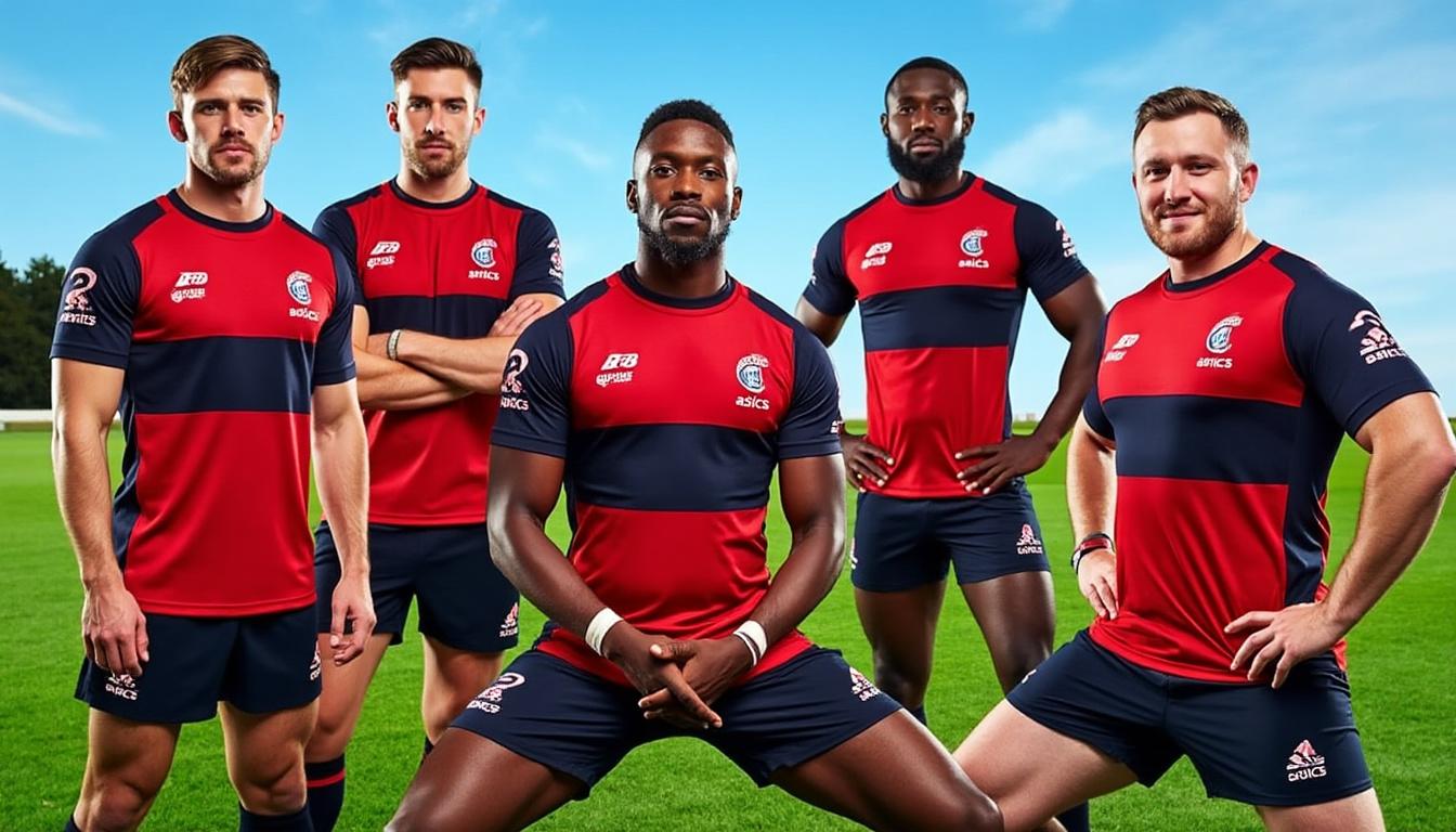 découvrez le nouveau maillot audacieux du stade français, conçu par asics pour allier style et performance. ce design moderne est parfait pour impressionner sur le terrain et dans les tribunes. soyez prêt à faire tourner les têtes avec ce maillot innovant qui reflète fièrement l'esprit de l'équipe.