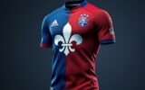 découvrez le maillot du stade français orné de la fleur de lys, une pièce alliant authenticité et design contemporain. parfait pour les passionnés de rugby et de mode.