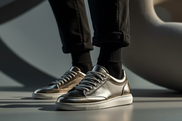 découvrez les autry baskets 01 low en cuir platine, alliant parfaitement élégance et sportivité. idéales pour un look moderne et raffiné, ces sneakers apportent confort et style à toutes vos tenues. laissez-vous séduire par leur design unique et leur qualité irréprochable.