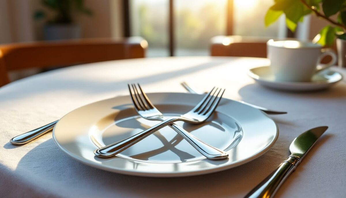 découvrez comment la simple action de croiser les couverts dans votre assiette peut influencer et transformer votre expérience culinaire, du service en restaurant à l'étiquette à table.