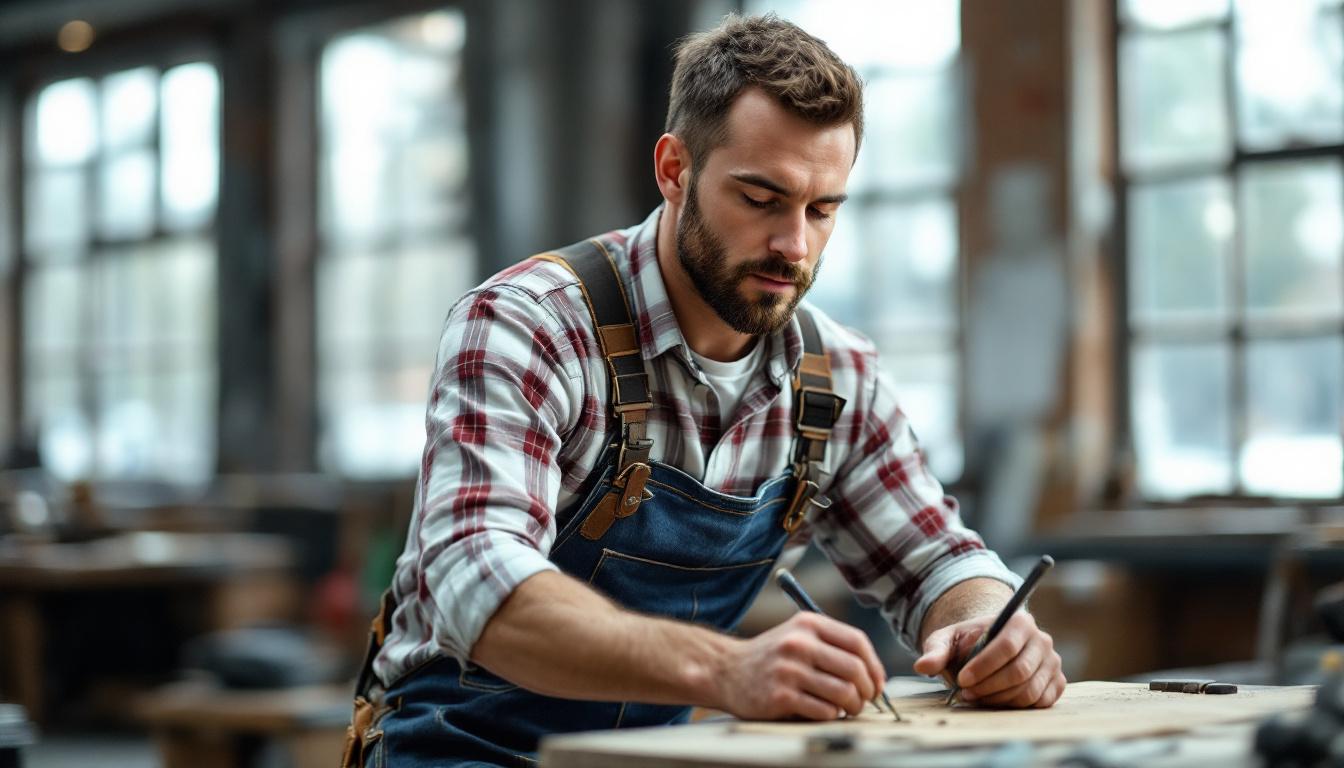 découvrez nos jeans de travail pour hommes, conçus pour offrir confort et durabilité aux artisans exigeants. l'allié parfait pour vos journées de travail intenses.
