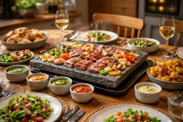 découvrez les meilleures recettes pour réussir votre pierrade à la maison et épater vos invités avec des idées simples et savoureuses.