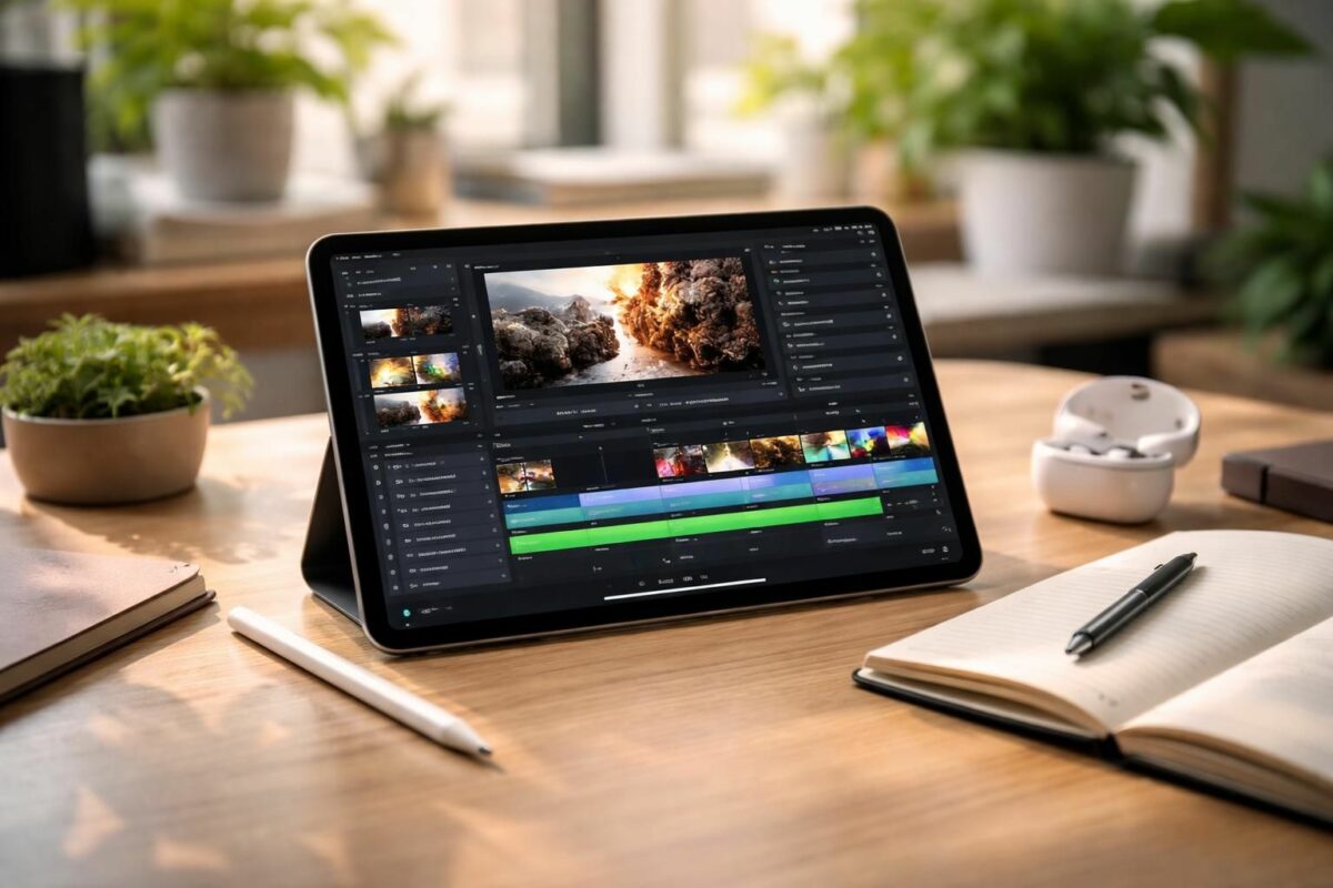 découvrez un workflow rapide et efficace pour le montage vidéo sur ipad pro, de l'importation des fichiers à l'export final, avec des astuces pour optimiser votre création.