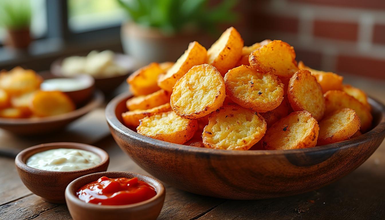 découvrez des recettes simples et délicieuses de pommes de terre à l'air fryer, idéales pour des repas rapides et sains au quotidien. transformez vos repas avec ces idées savoureuses et faciles à préparer.