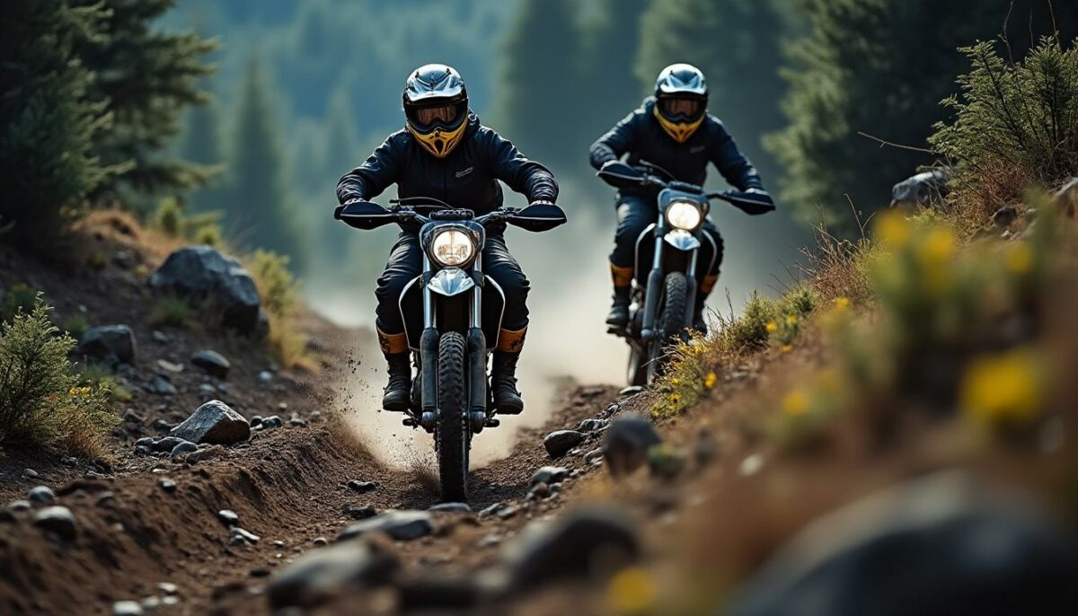 débutez la rando moto tout-terrain en sécurité : équipement, techniques de pilotage, préparation d’itinéraire et erreurs à éviter pour débutants.