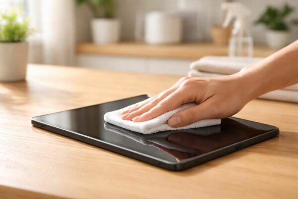 découvrez une routine simple pour nettoyer votre tablette en seulement 1 minute chaque semaine et garder votre appareil propre et performant.