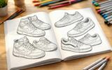 découvrez "sneakers to color", des livres de coloriage spécialement conçus pour les passionnés de baskets, alliant créativité et culture sneaker.