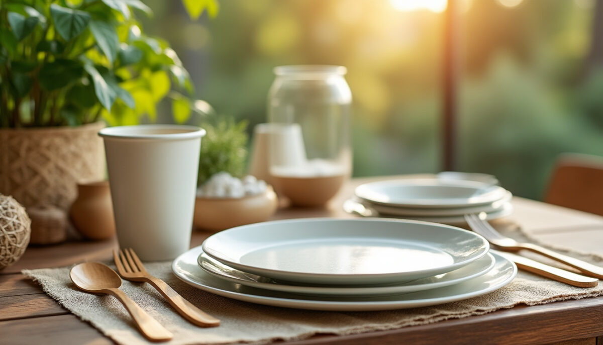 découvrez notre vaisselle jetable élégante alliant respect de l’environnement et design raffiné. optez pour une solution éco-responsable sans compromis sur l’esthétique lors de vos réceptions et événements.
