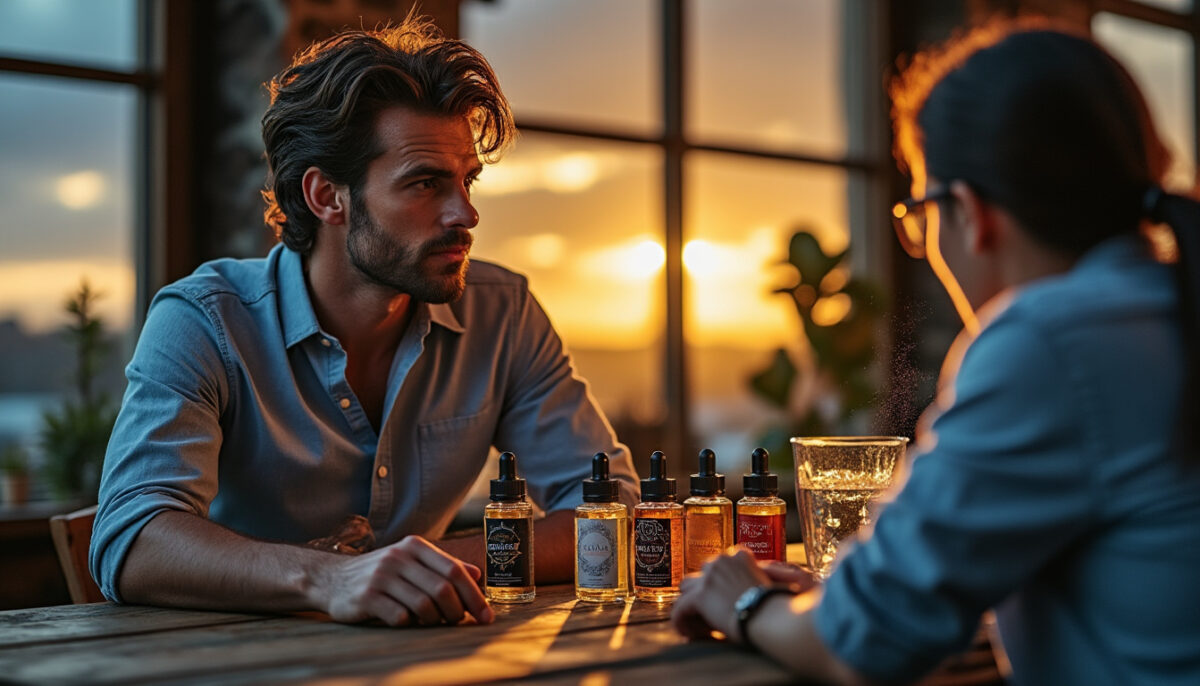 explorez l'univers raffiné de vincent dans les vapes et laissez-vous séduire par des e-liquides français de qualité, élaborés avec passion pour une expérience de vape authentique et gourmande.