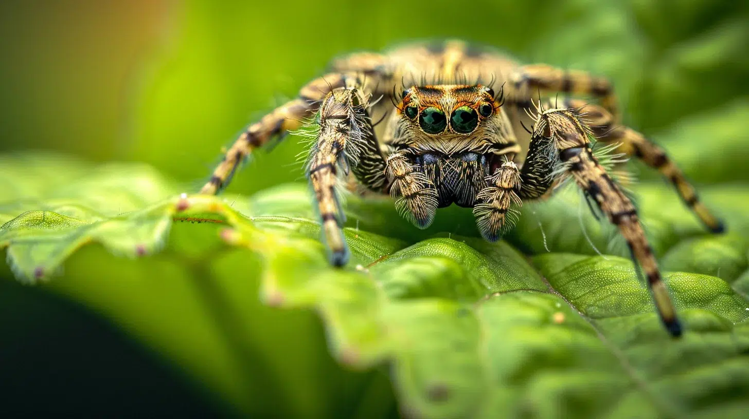 araignée et insecte