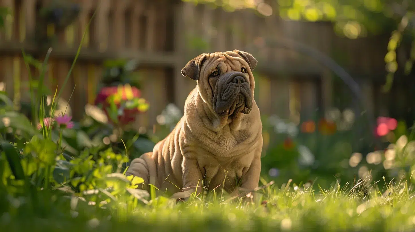 chien aux plis