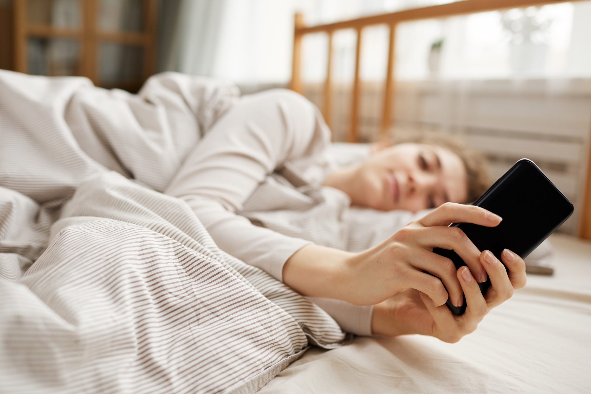 Online message in the morning