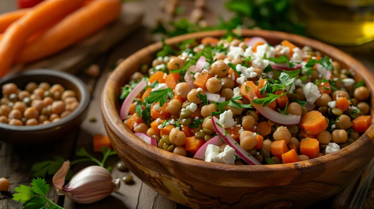 recette Salade de lentilles