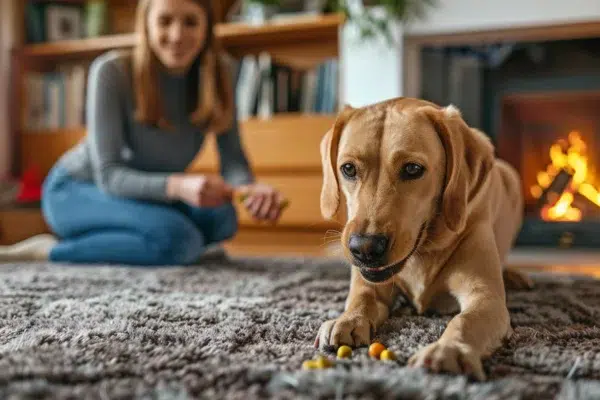 stimuler chien